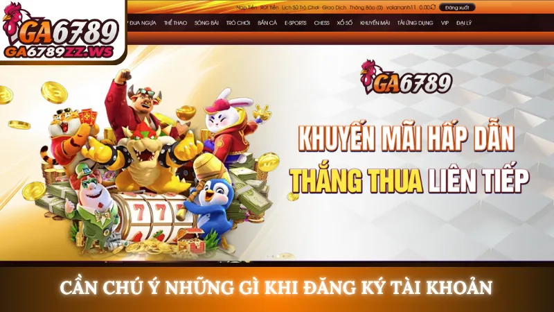 Cần chú ý những gì khi đăng ký tài khoản